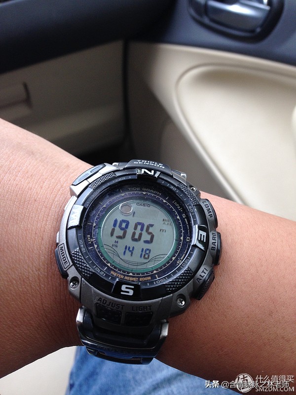 卡西欧ef130佩戴效果,卡西欧登山表日常佩戴好看吗