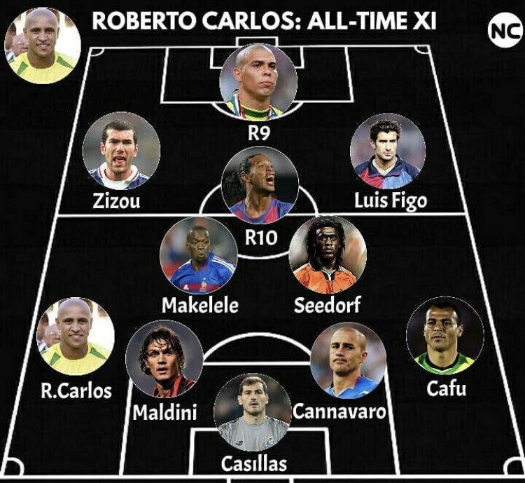 罗纳尔多和卡洛斯在皇马,大罗齐达内菲戈卡洛斯组合视频