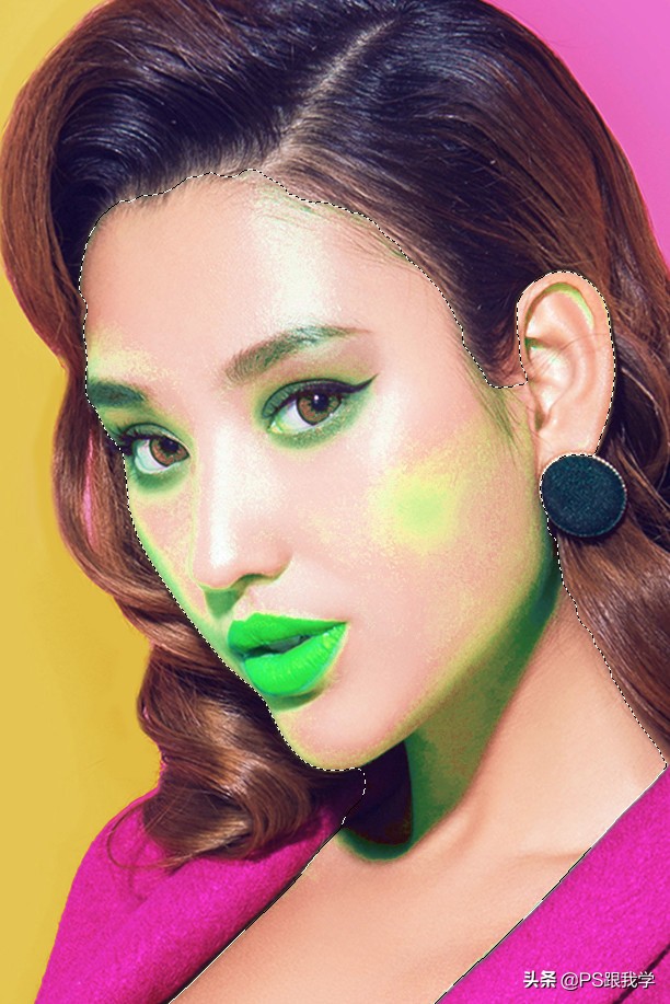 Photoshop中不涂不抹不做选区,消除脸部高原红,还统一均匀肤色