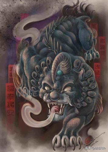 全部山海经神兽彩图,山海经76种神兽图片及名字