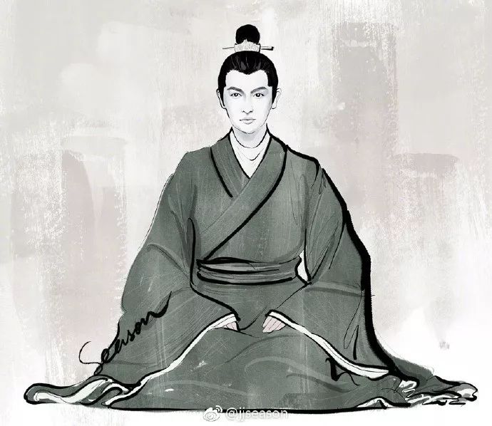 精美水墨插画,那些浪漫的水墨画插画