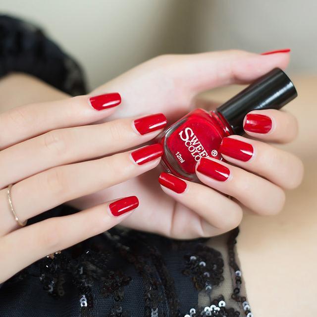 圣诞节能用指甲油吗,圣诞节指甲油5瓶