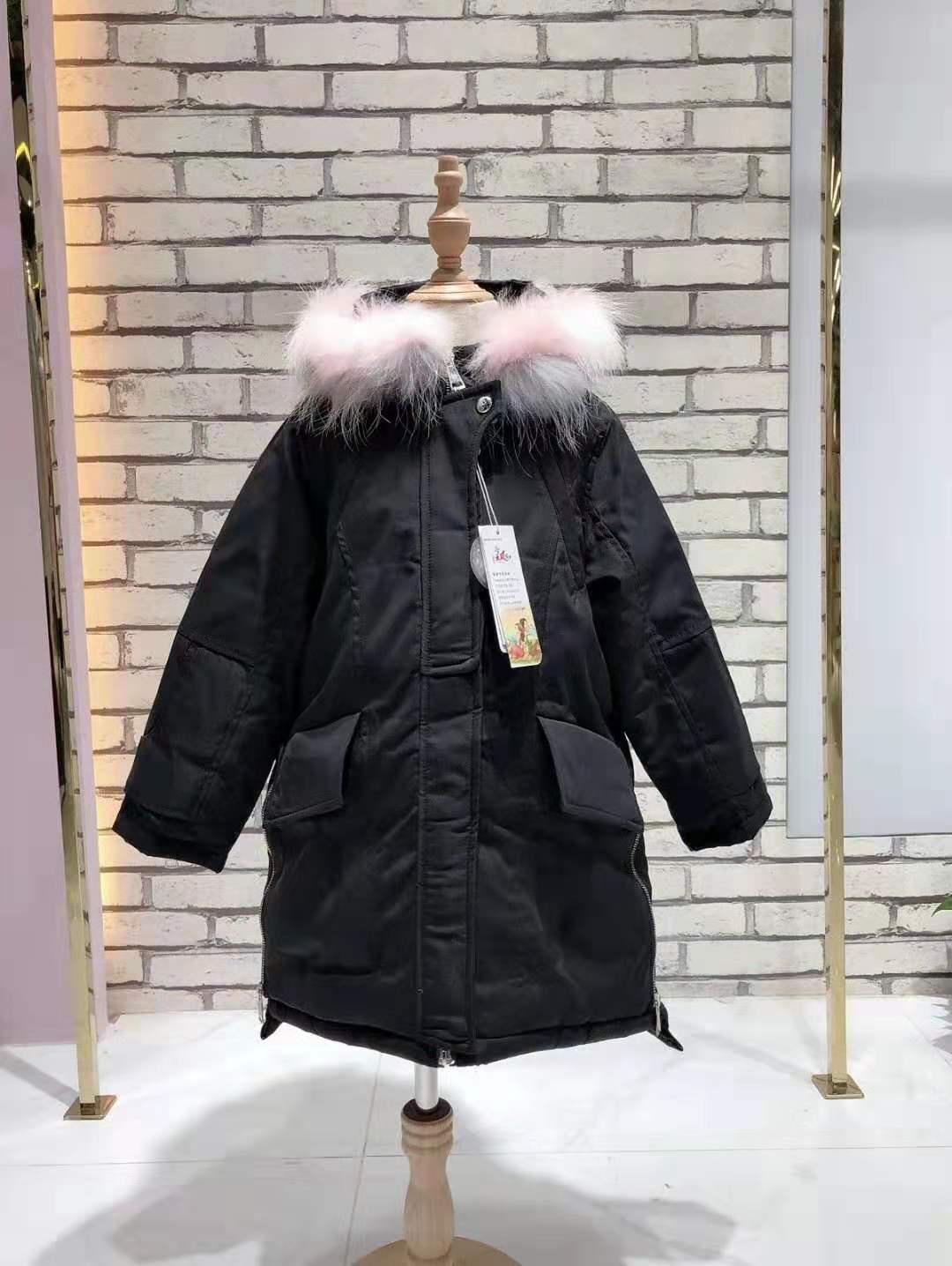 大风车小童加厚羽绒服,大牌尾货羽绒服童装