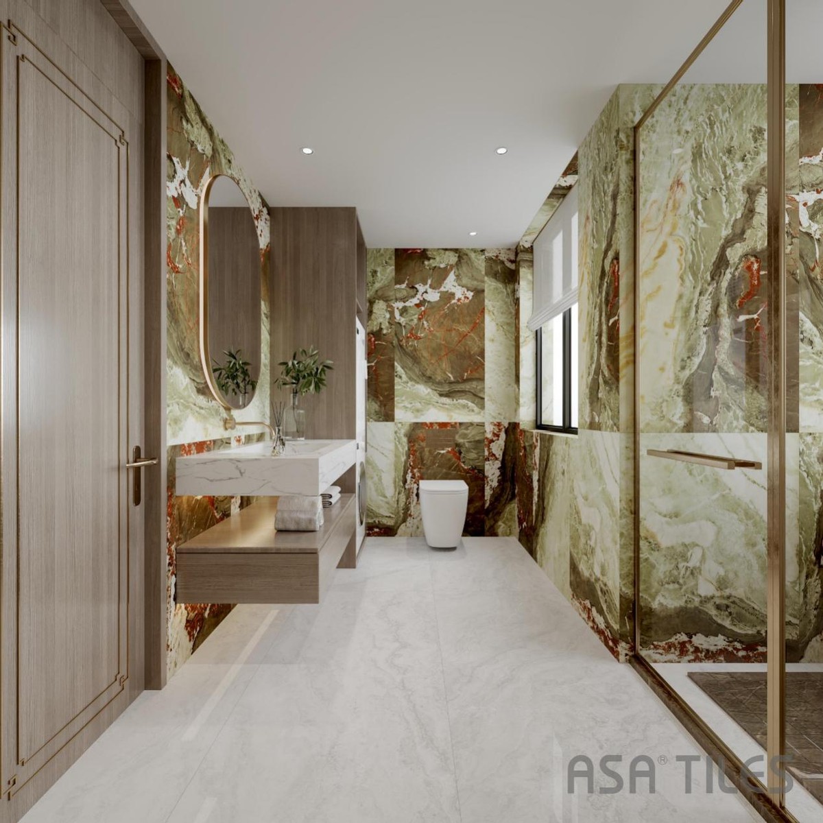 卫生间400*800的上下色瓷砖效果图,卫生间墙面600x1200的瓷砖怎么贴