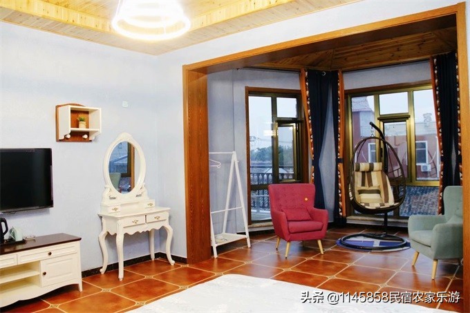 北京延庆海棠阁民宿,延庆龙庆峡冰灯附近民宿