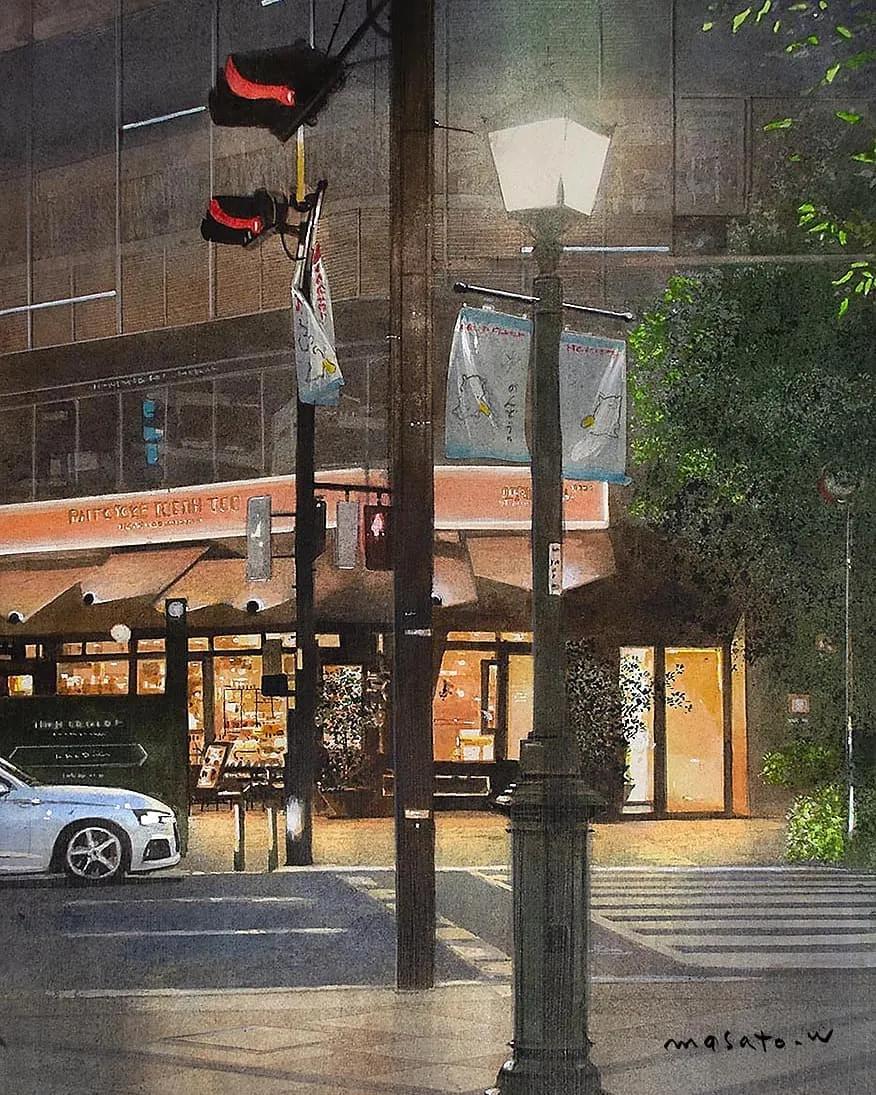 水彩大师笔下的花卉,简单唯美的水彩花卉