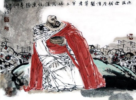 十八罗汉中的诺矩罗尊者,藏传佛教十六尊者和罗汉名字