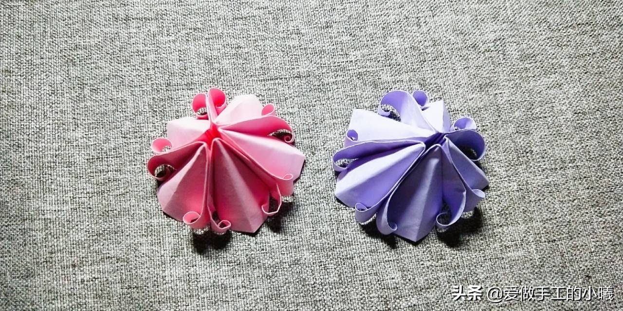 立体花怎么折简单又漂亮,手工折花最简单的五瓣花