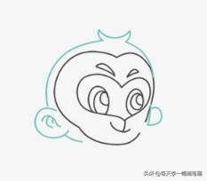 简笔画齐天大圣孙悟空帅气版,齐天大圣孙悟空简笔画教学