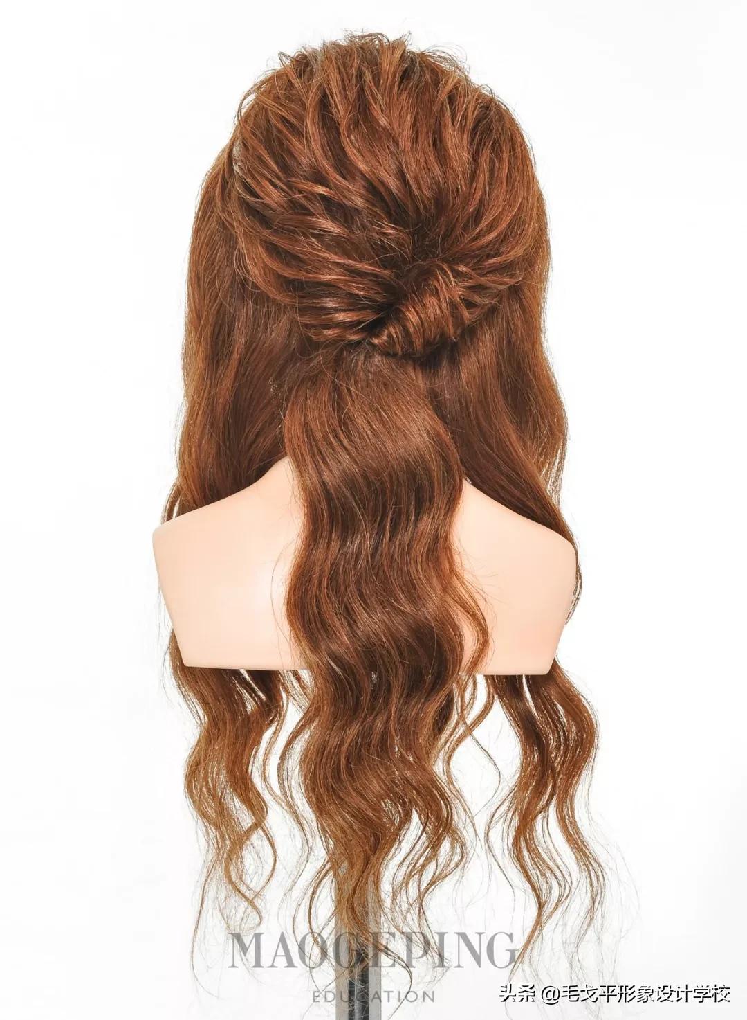 韩式新娘敬酒盘发,韩式打编低盘发新娘造型