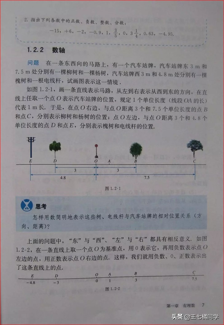 人教版初中数学家教,家教版七年级上册数学