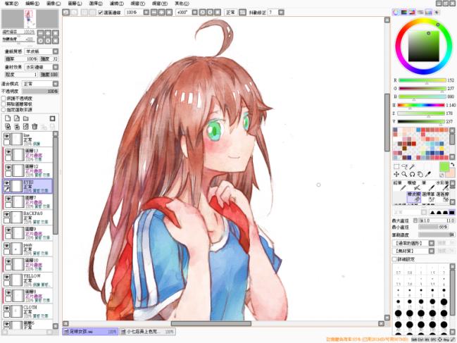 sai水彩画的完整步骤,sai画水彩场景怎么画