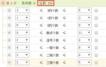 胜负彩18154期：上期过滤条件均正确