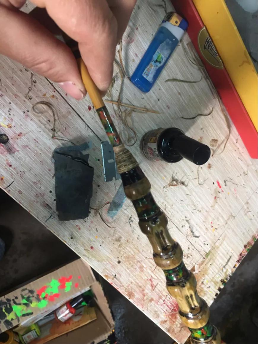 手竿换把怎么换,罗汉竹手竿