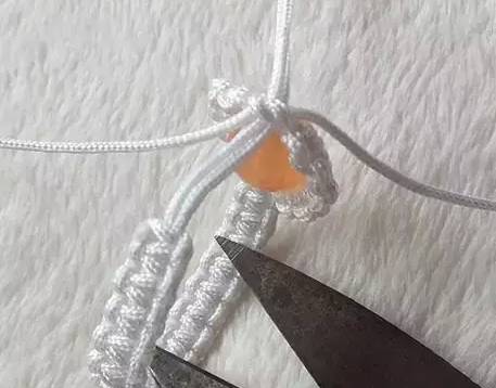 用弹力绳转运珠戒指编织教程,戒指编织教程大全简单图片