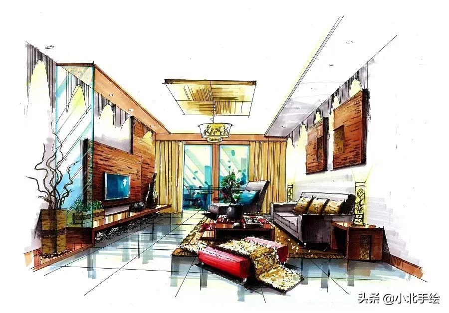 马克笔绘画初学者该用哪种马克笔,马克笔简单调色理论