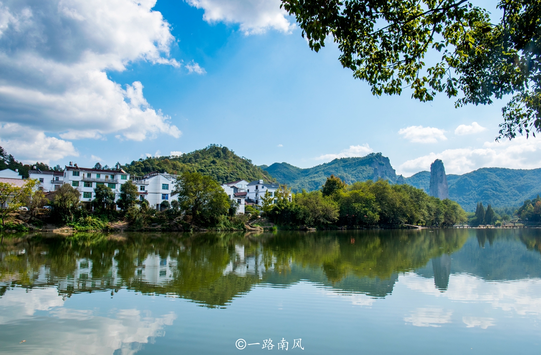 云雾缭绕缙云仙境,缙云仙都仙境美景