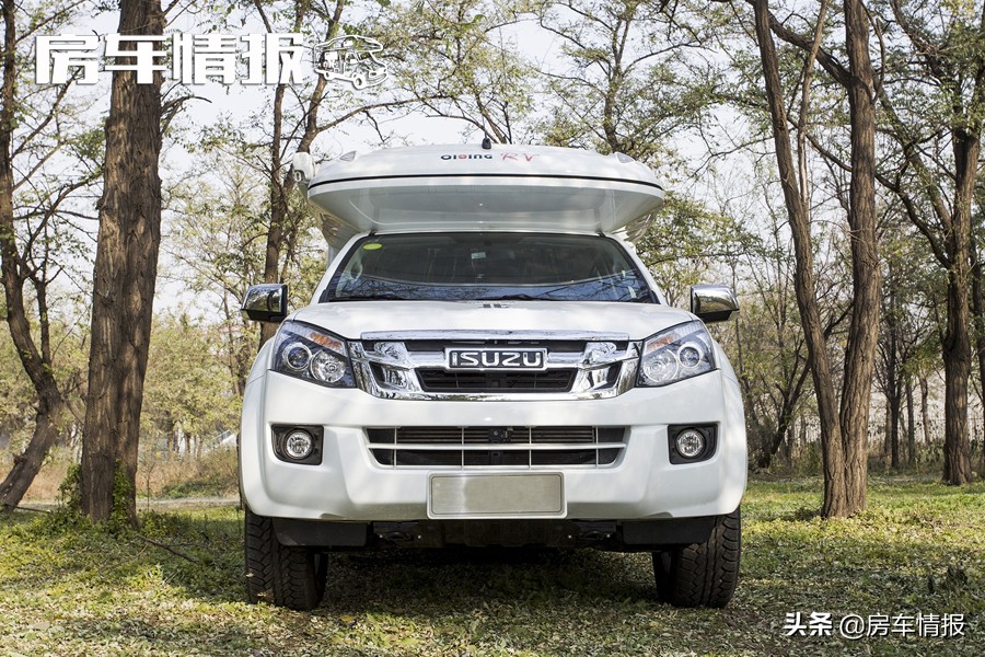 单排四驱自动挡皮卡c型房车测评,d-max单排升顶皮卡房车