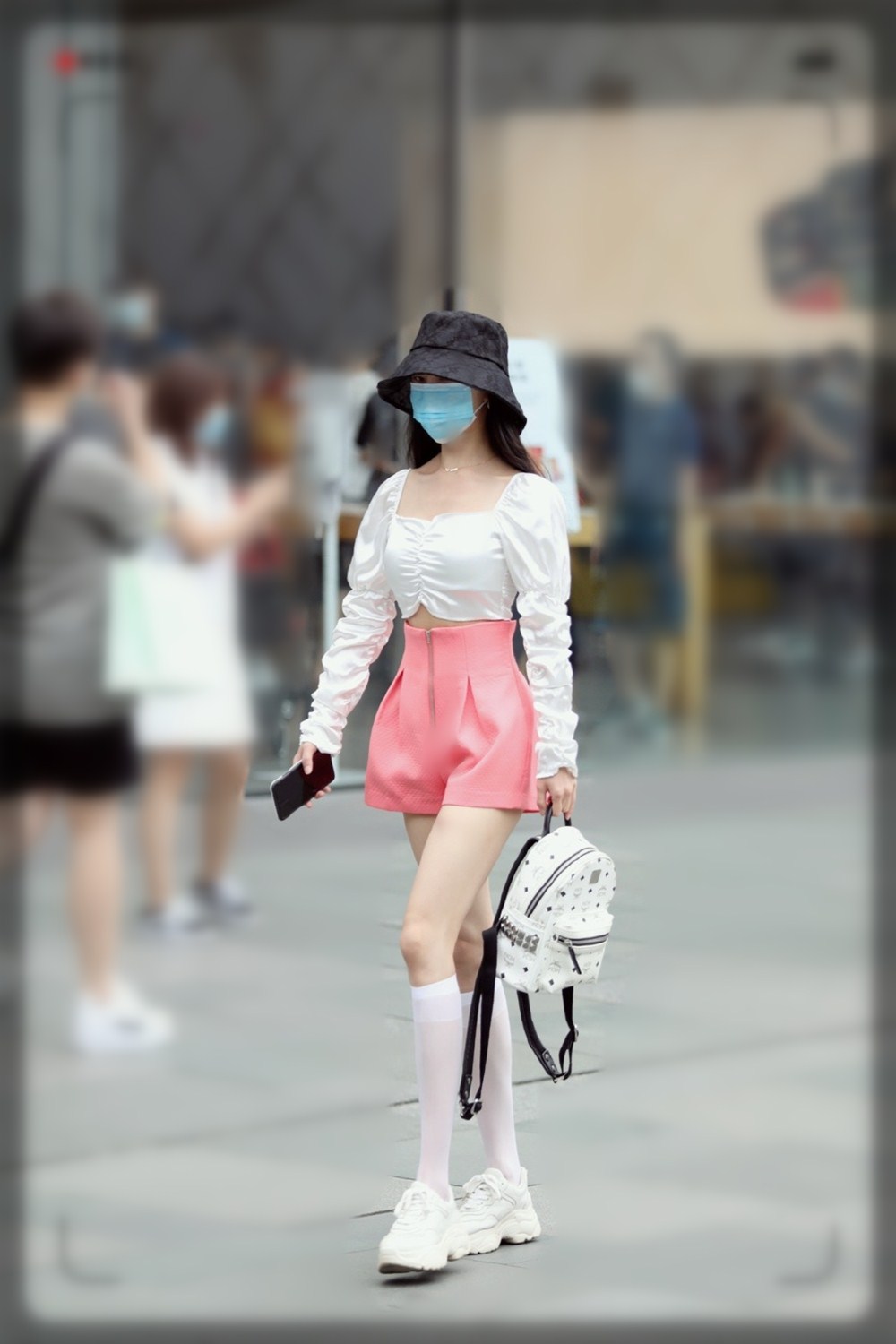 过膝长袜夏季怎么穿搭,夏天长款隐形袜穿搭