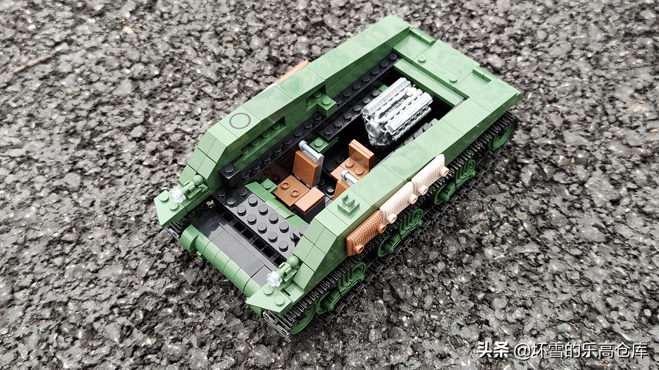 m2谢尔曼坦克,全冠积木谢尔曼坦克测评