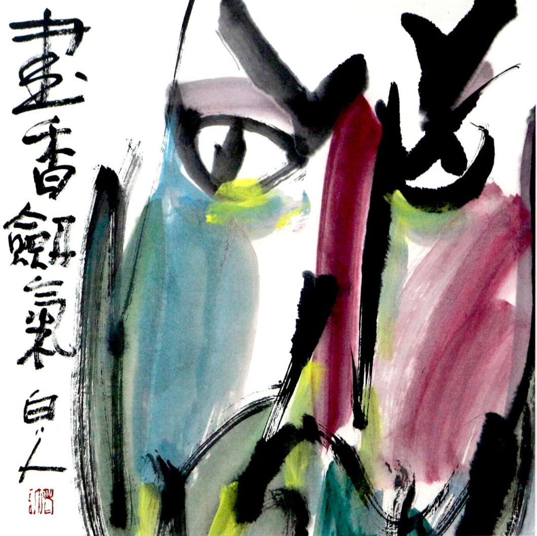 许固令：手绘脸谱画，画中蕴哲理
