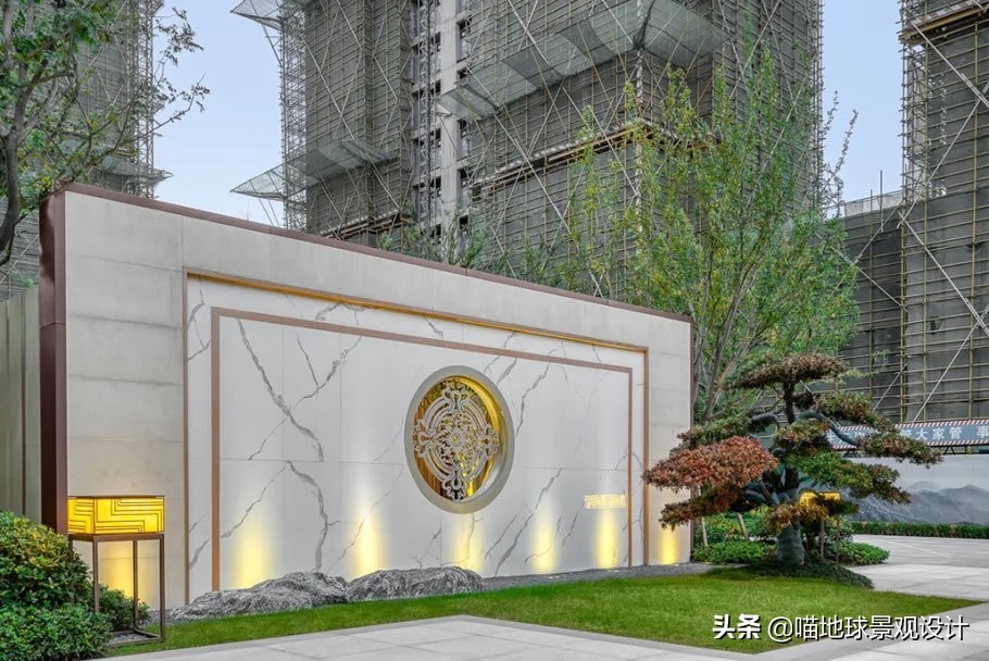 十个绝美别墅庭院墙设计,别墅边户庭院景观设计效果图