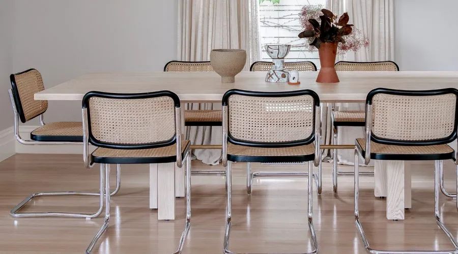 原木风打造,法式复古藤编椅