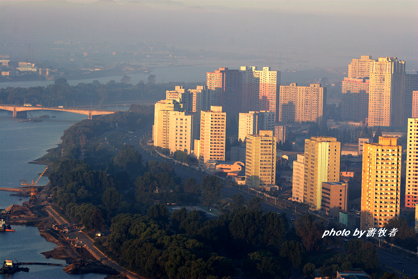 朝鲜的空气总是灰蒙蒙的,朝鲜雾霾