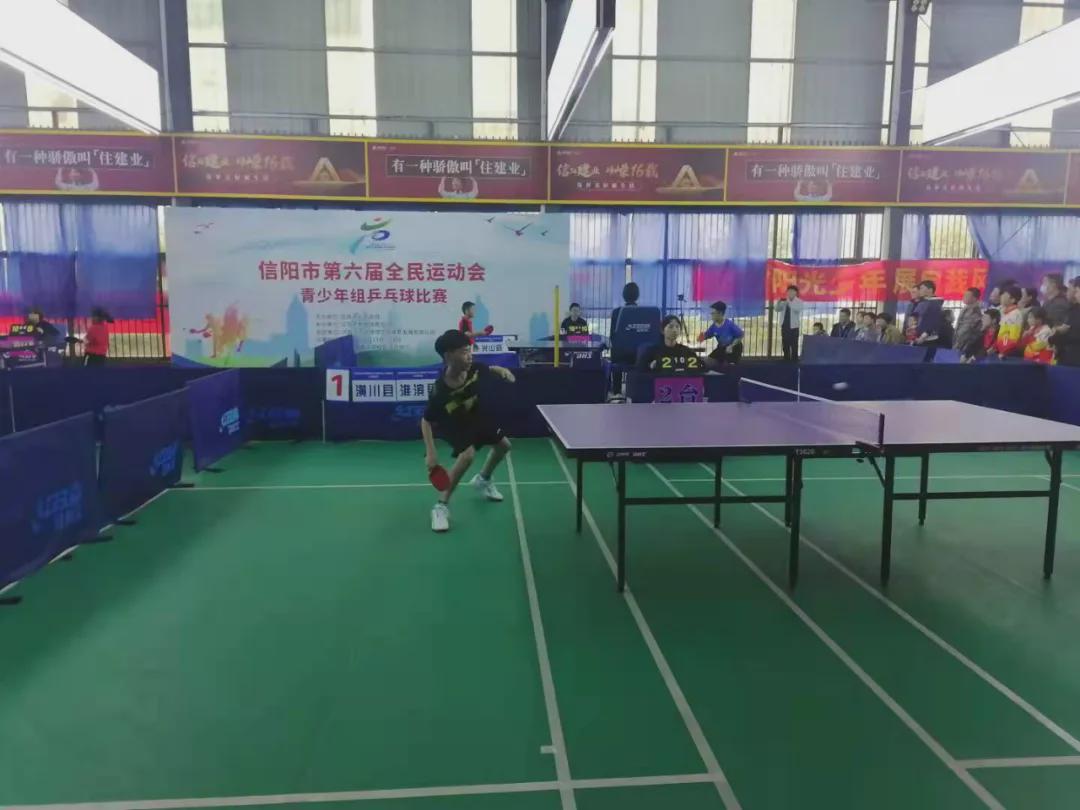 潢川二中乒乓健儿参加2021年信阳市第六届全运会载誉归来