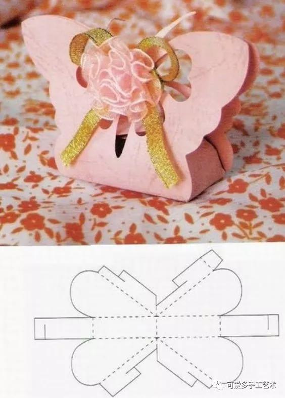 diy礼品盒花,大号礼品盒diy图案