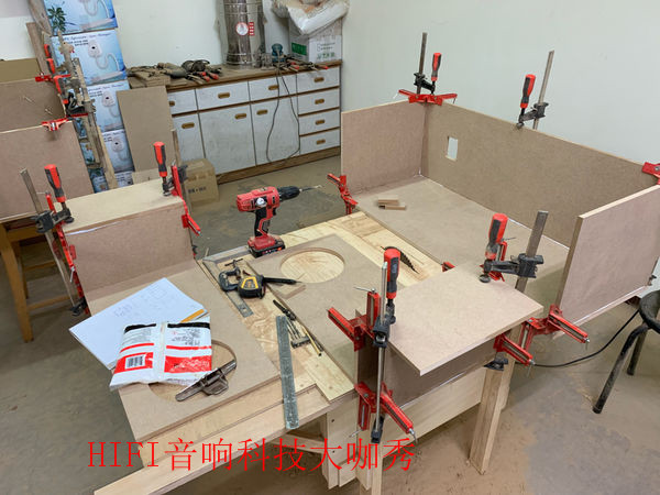 八寸两分频音箱制作尺寸图片,18寸二分频音箱成功案例