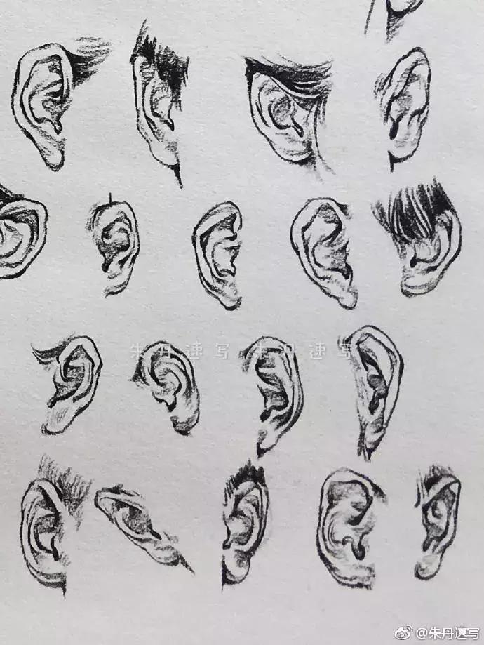 人物速写肖像画,速写是看一眼就能画出来的吗