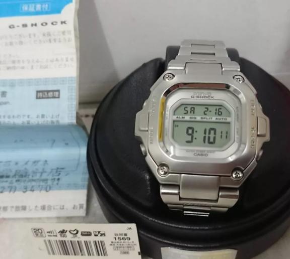 上世纪末经典硬*风汉**格：casiomrg-110方型钢铁侠