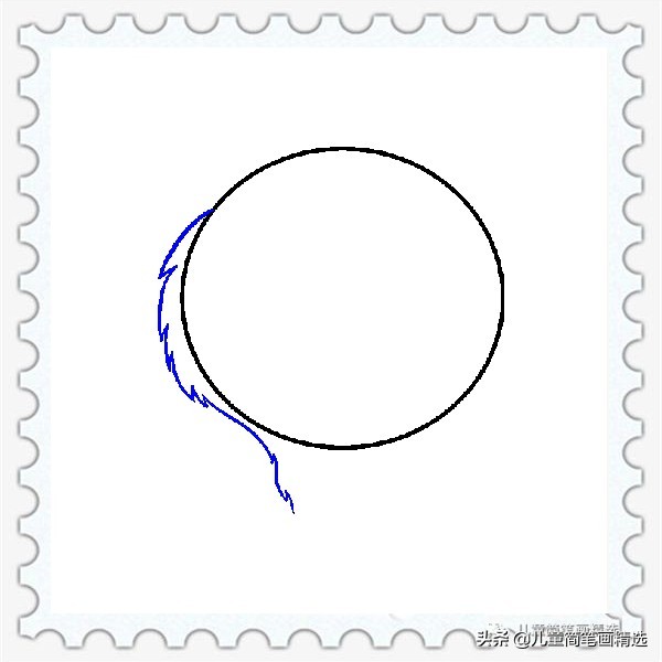 儿童绘画老虎头的简笔画,儿童简笔画老虎简单画法