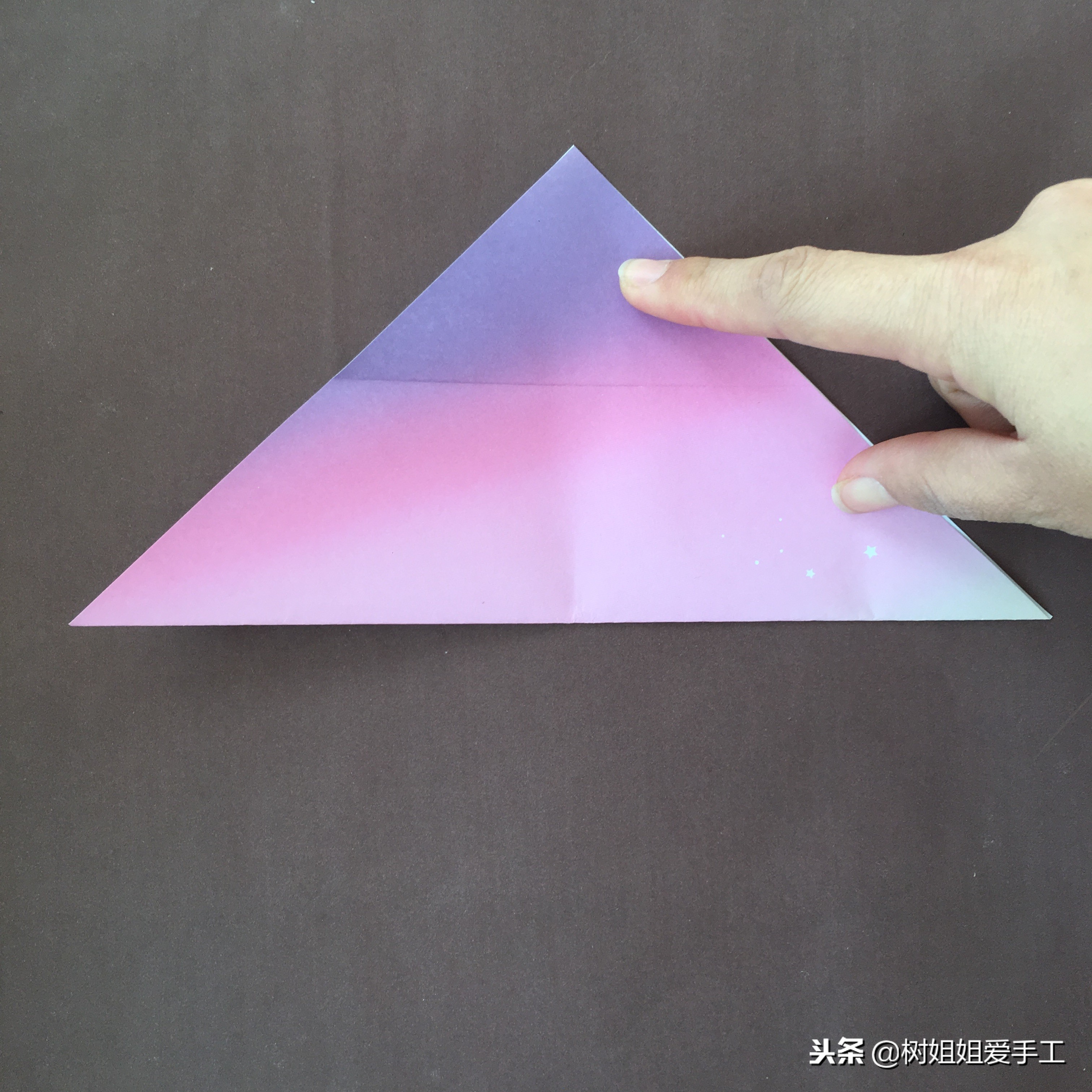 信封正方形折纸折法,三角形信封折纸手工简单易学