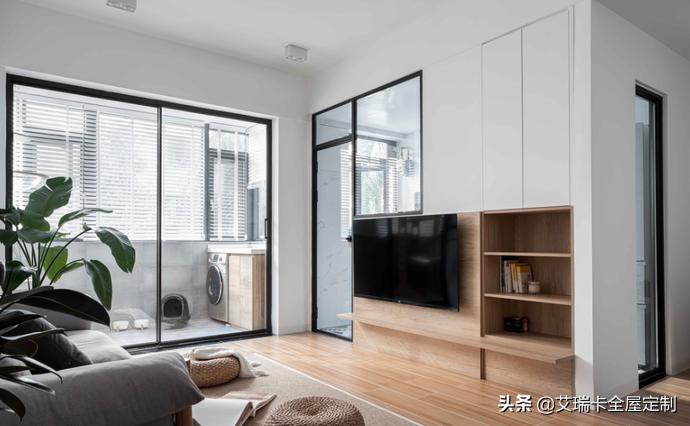 现代风格全屋定制柜子,简约风全屋柜子白色设计