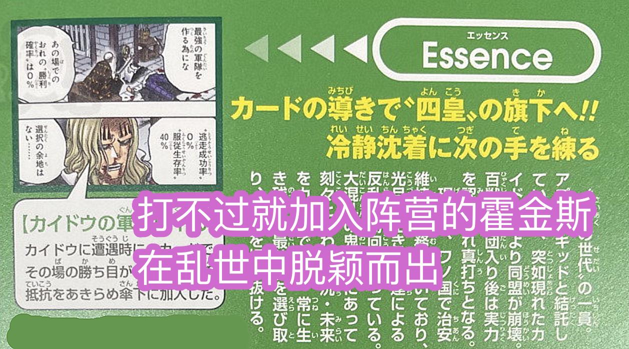 海贼王霍金斯稻草果实能力,海贼王霍金斯是基德的手下吗