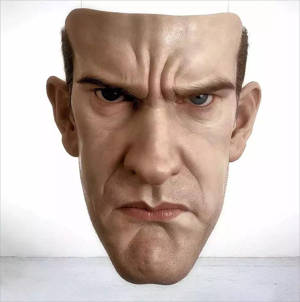 逼真雕塑人,真人雕塑吓人