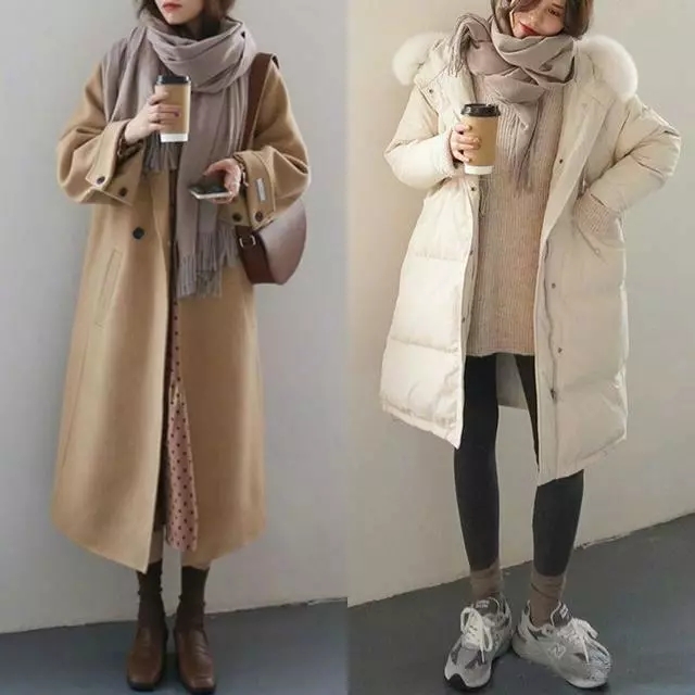 韩系冬季甜美气质穿搭,搭配参考韩系十足的温暖冬季穿搭