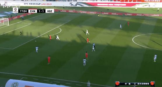 中国男足张琳芃于大宝,中国男足1:0韩国于大宝进球