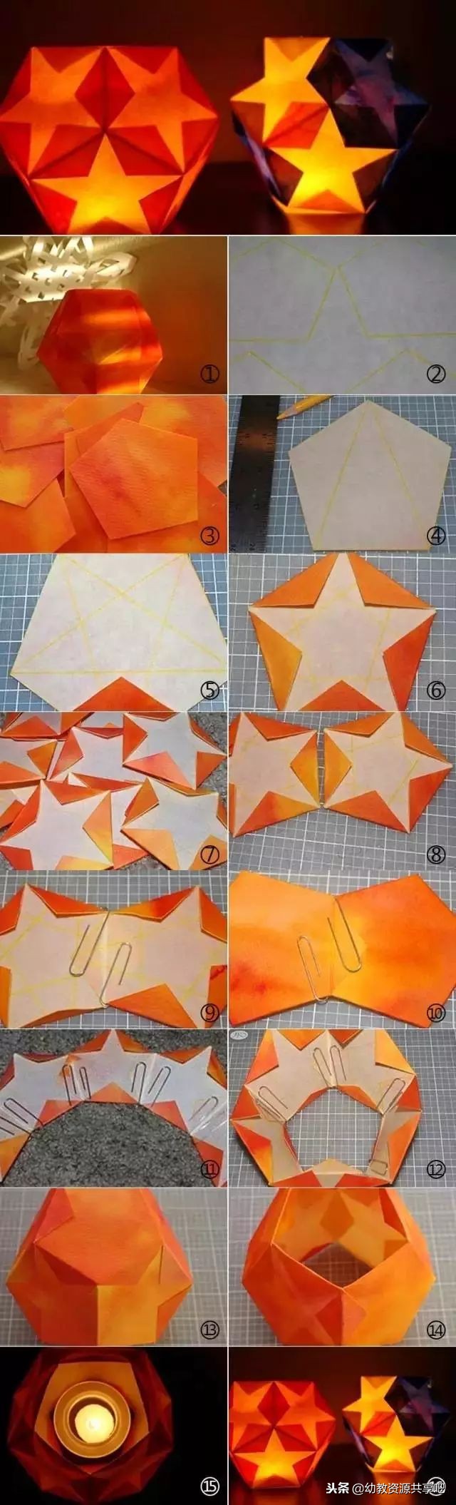 幼儿园关于春节的手工灯笼,2022春节灯笼手工制作10000种