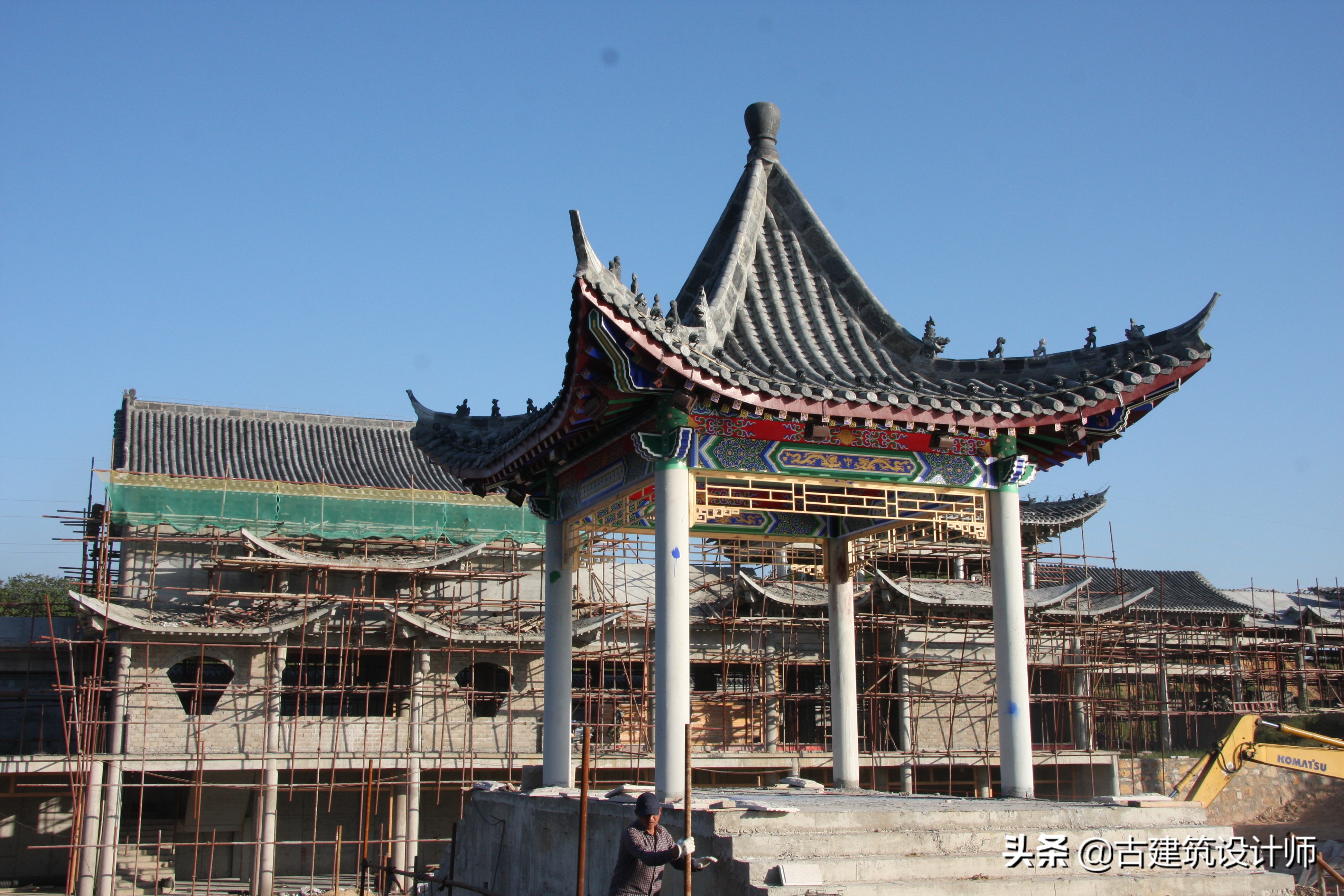 中国钢结构仿古建筑发展现状,仿古建筑混凝土框架结构施工