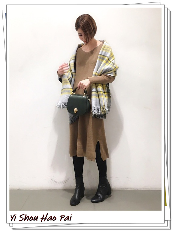 冬季时尚围巾搭配指南图片女,时尚特色的围巾系法冬日必备