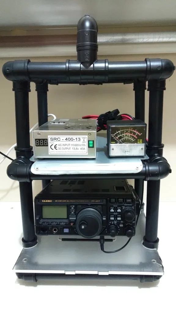 用pvc管做广告支架,不用花钱就能做一个监控支架