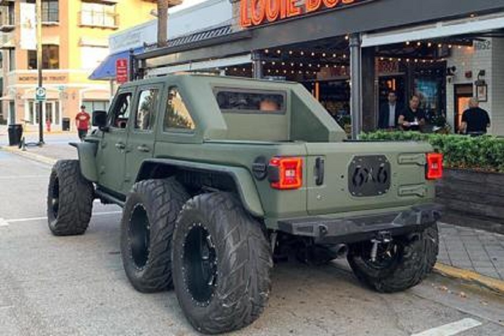 吉普牧马人越野能力有多强,六轮版牧马人