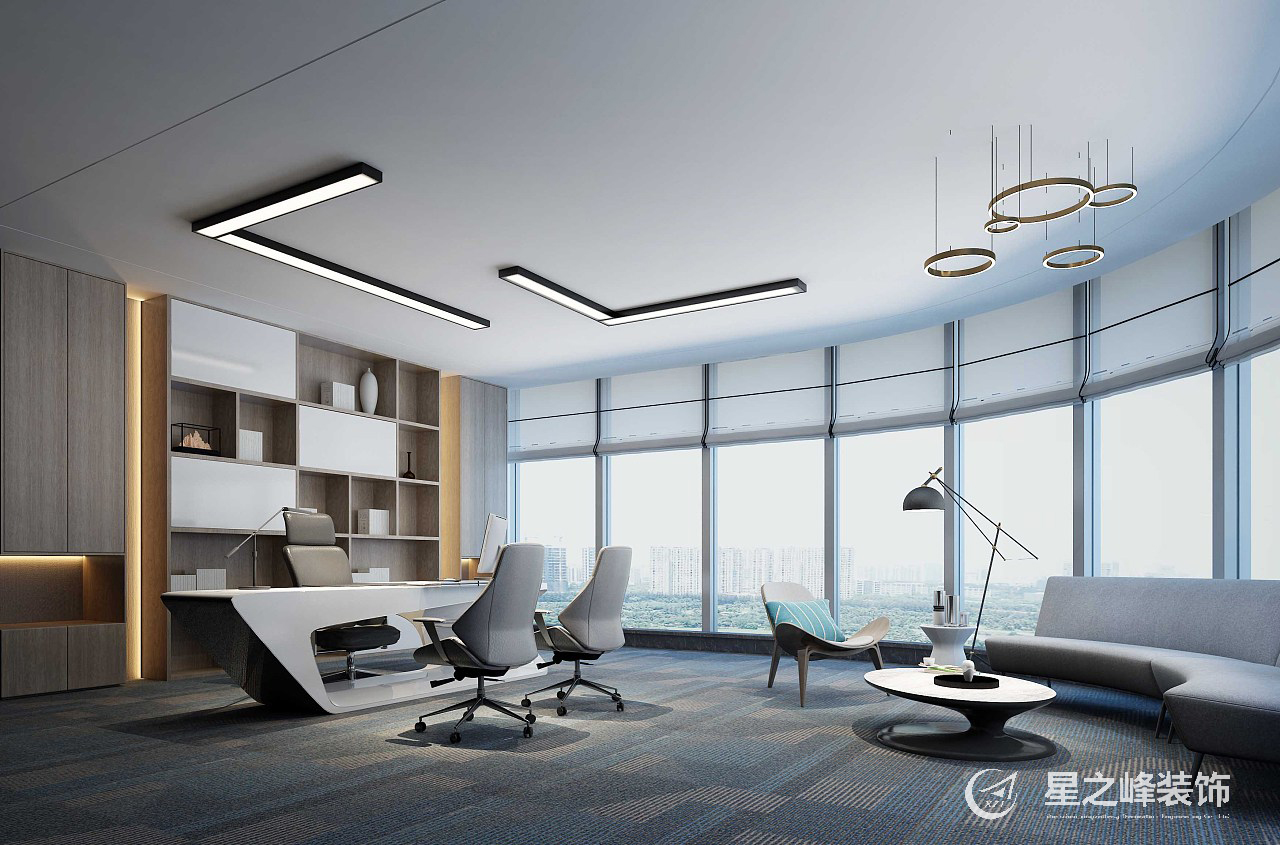 董事长办公室怎么装修,董事长套间办公室装修效果图