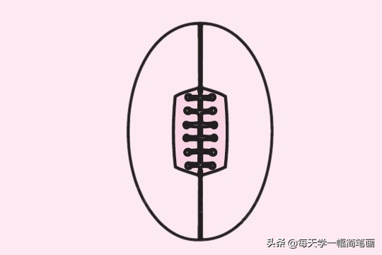 橄榄球简笔画怎么涂色,各种球的画法简笔画