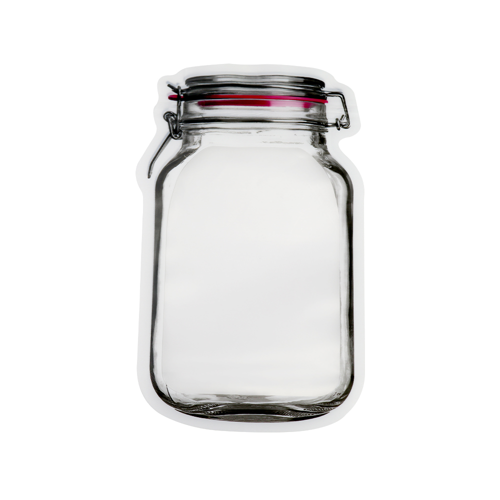 梅森罐造型密封袋,梅森罐硅胶袋