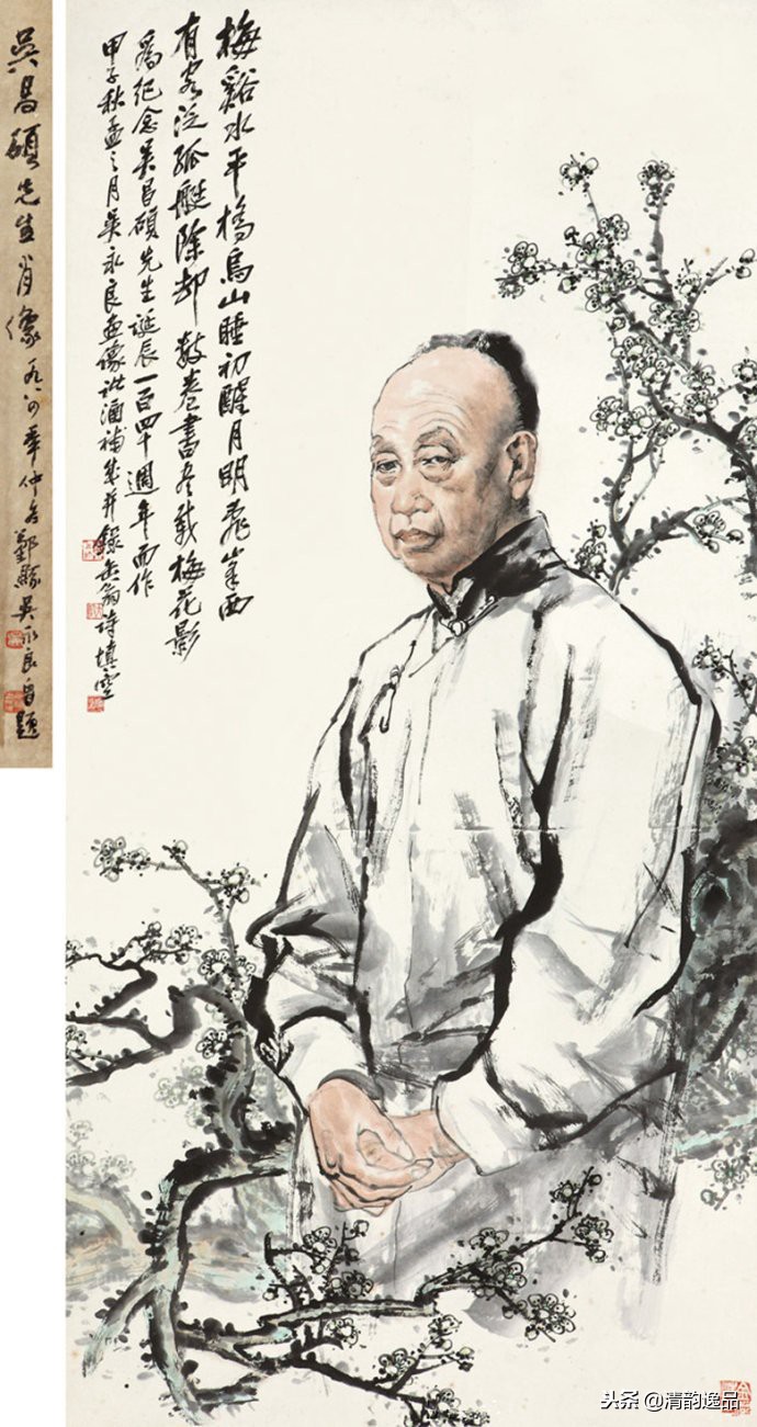 一代宗师吴昌硕作品欣赏,吴昌硕花鸟技法讲解