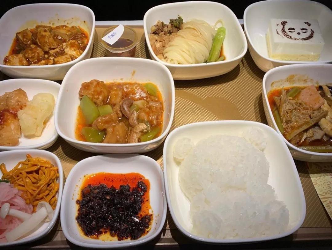川航飞机餐高档菜品,川航飞机餐全国最好吃